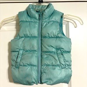 🎈Old Navy Light Blue Frost Free Puffer Vest 18-24 Months